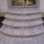 Landscaping steps -- concrete steps, patio steps